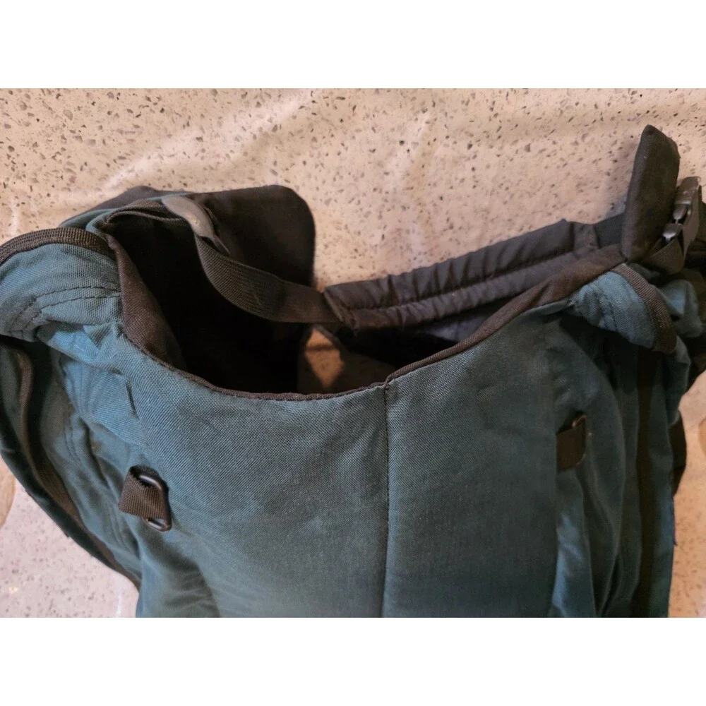 Eagle Creek Dog Pack Cargo Backpack Teal Green Size LARGE Vintage Hiking Camp